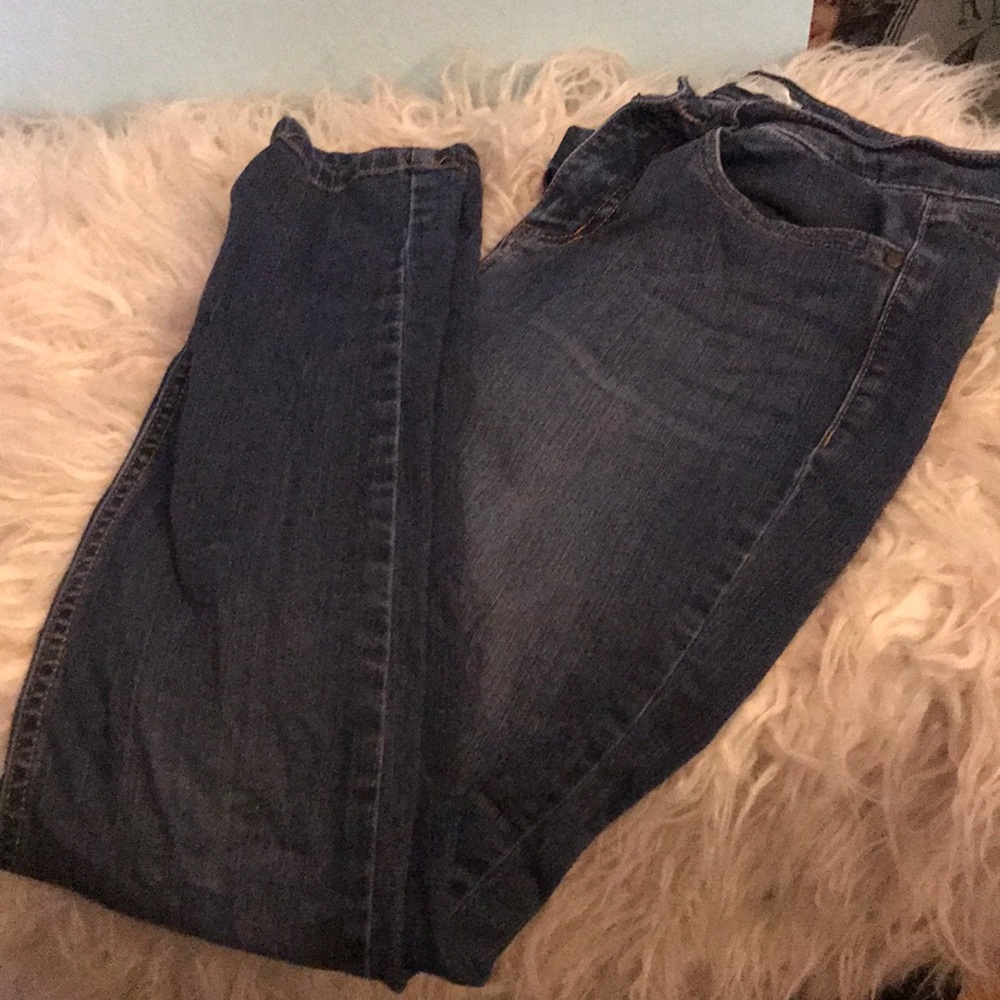 Dark blue skinny jeans